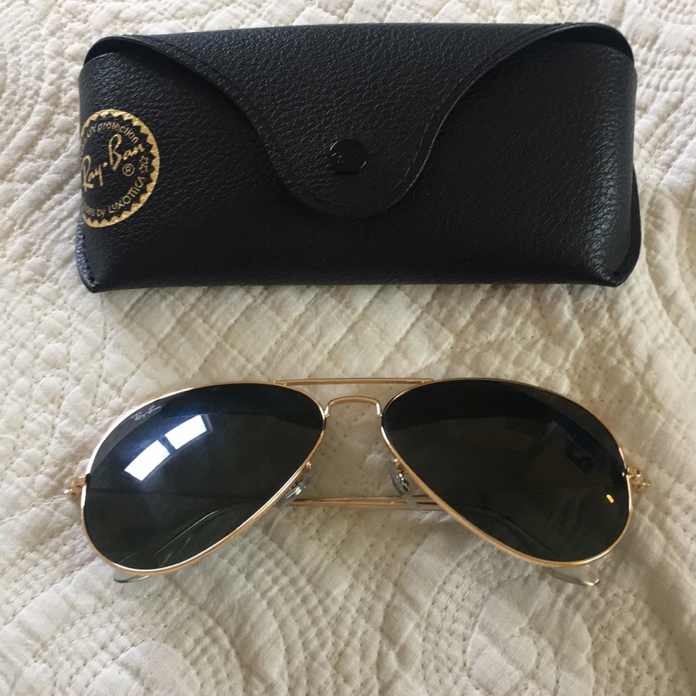 Original RB aviators WITH CASE!